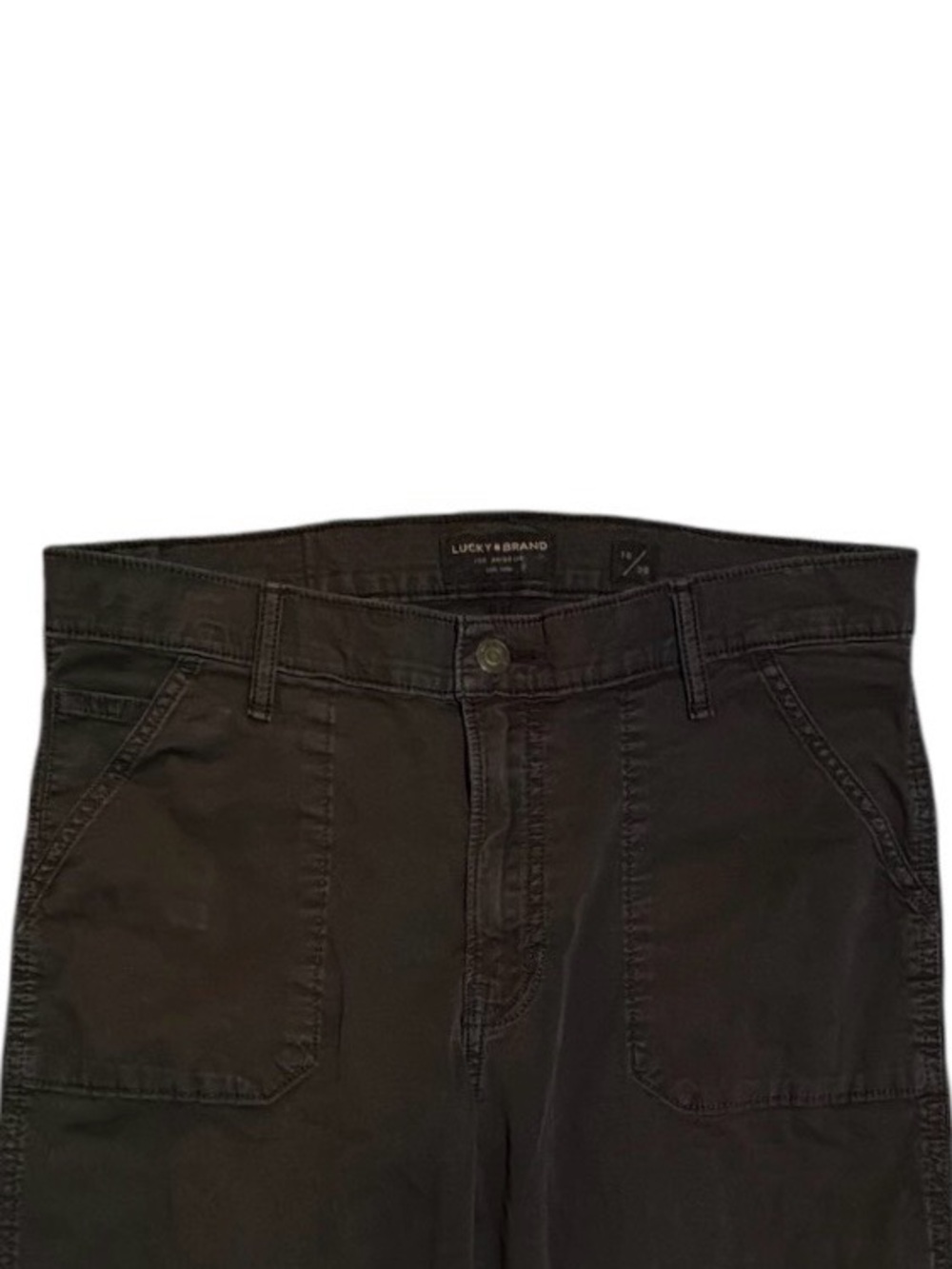 Lucky Brand The Cargo Black Straight Pants - Picture 2 of 8